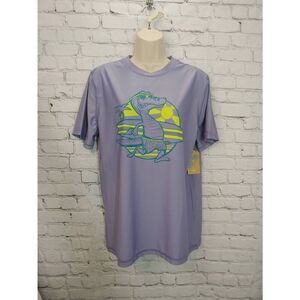 ThereAbouts Boys Size XXL (22H) Lavender Surfboard Beach Shirt